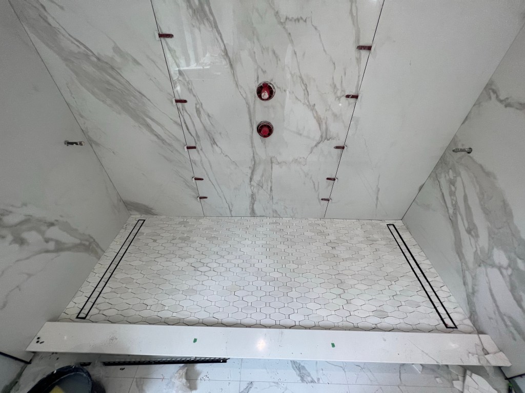 Bathroom Remodel Of Shower Floor In Hamilton