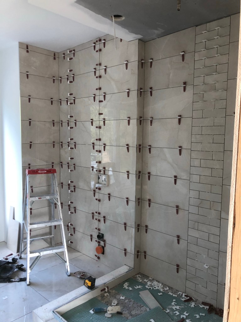 Tile Renovation In Progress